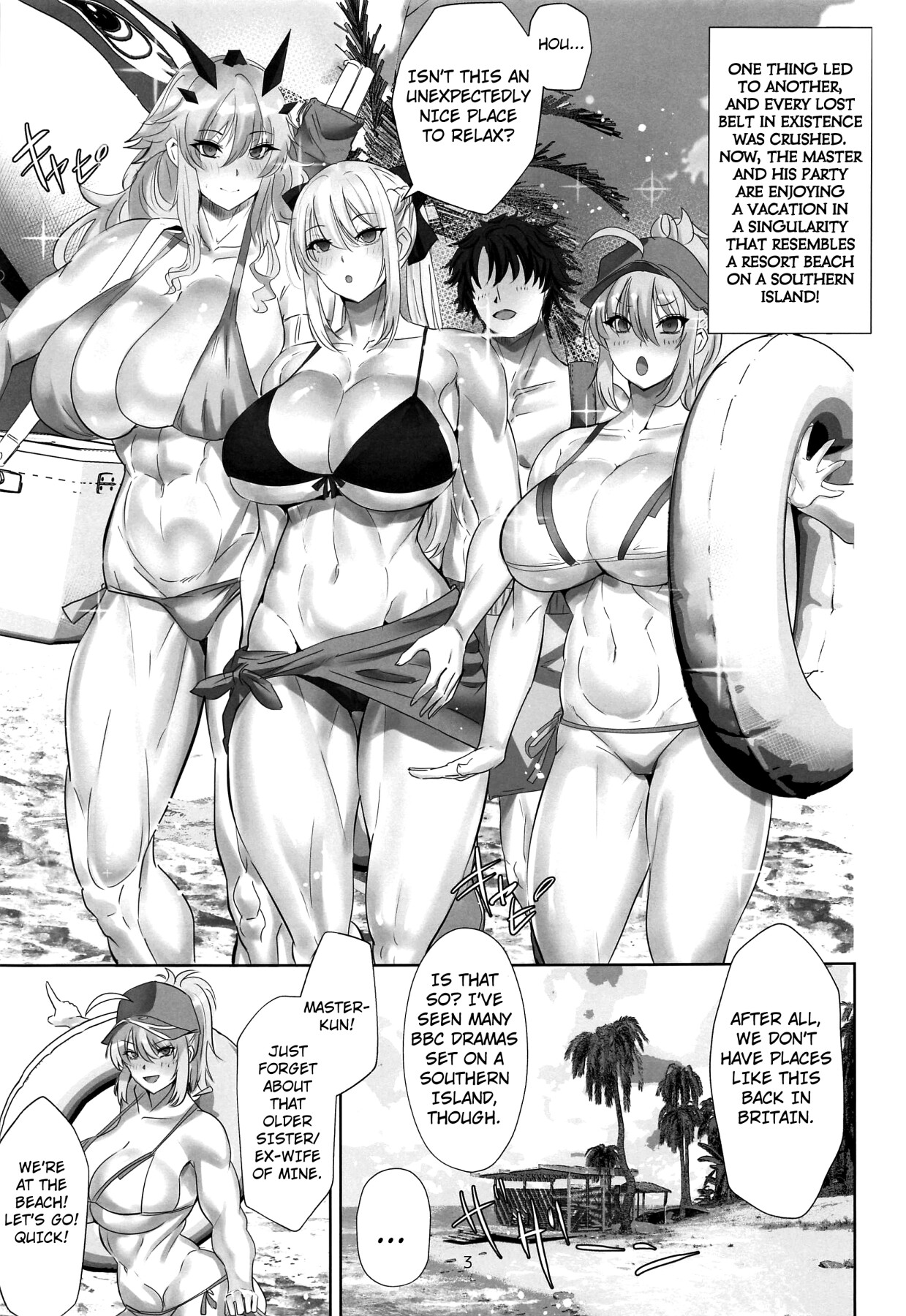 Hentai Manga Comic-Everlasting Summer Harem Moon-Read-2